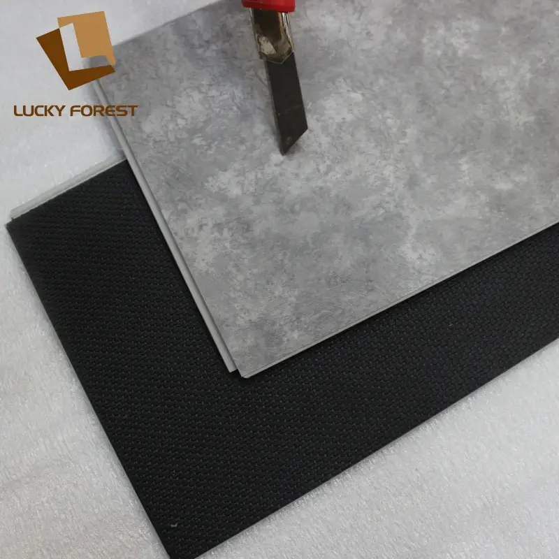 pvc flooring planks in bedroom grey colors