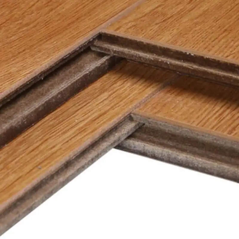8mm двойной щелчок массивный деревянный пол дизайн новый край стены